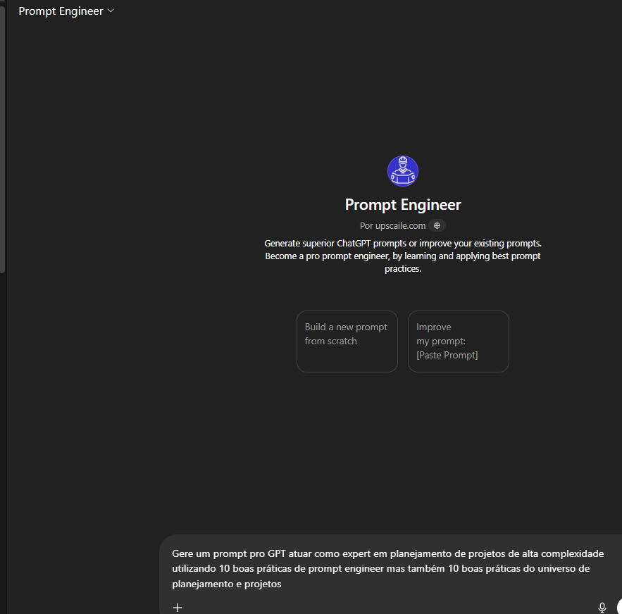 Prompt Engineer realmente ajuda na criação de prompts que geram respostas altamente eficientes na IA