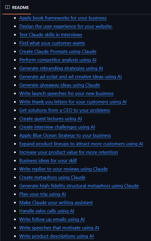Print do repositório alirezarezvani/claude-skills no GitHub com várias Claude Skills