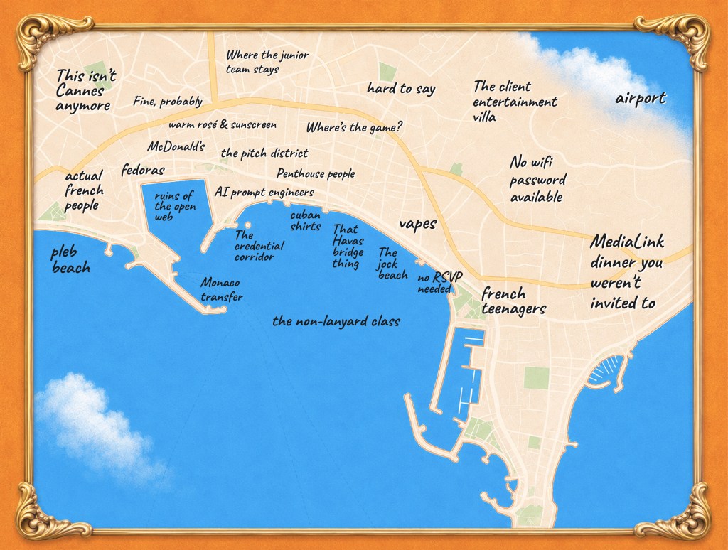 The official judgmental map of Cannes Lions 2026
